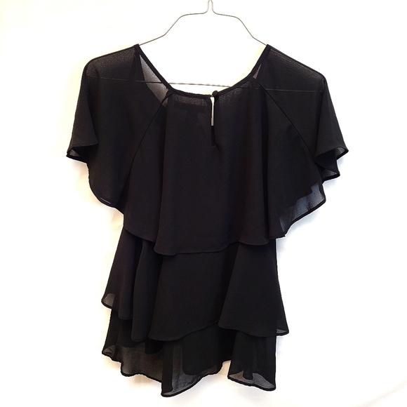 Forever 21 Black Blouse - Picture 2 of 4